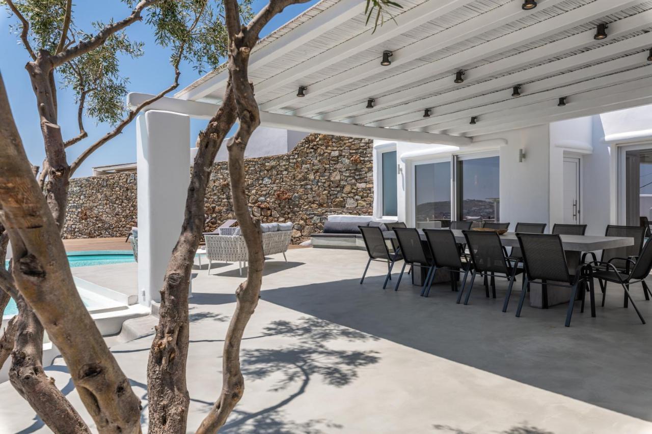 Villa In Mykonos - 6 Bedroom - 1Km From Mykonos Town - Infinity Pool - Sunset View Exterior foto