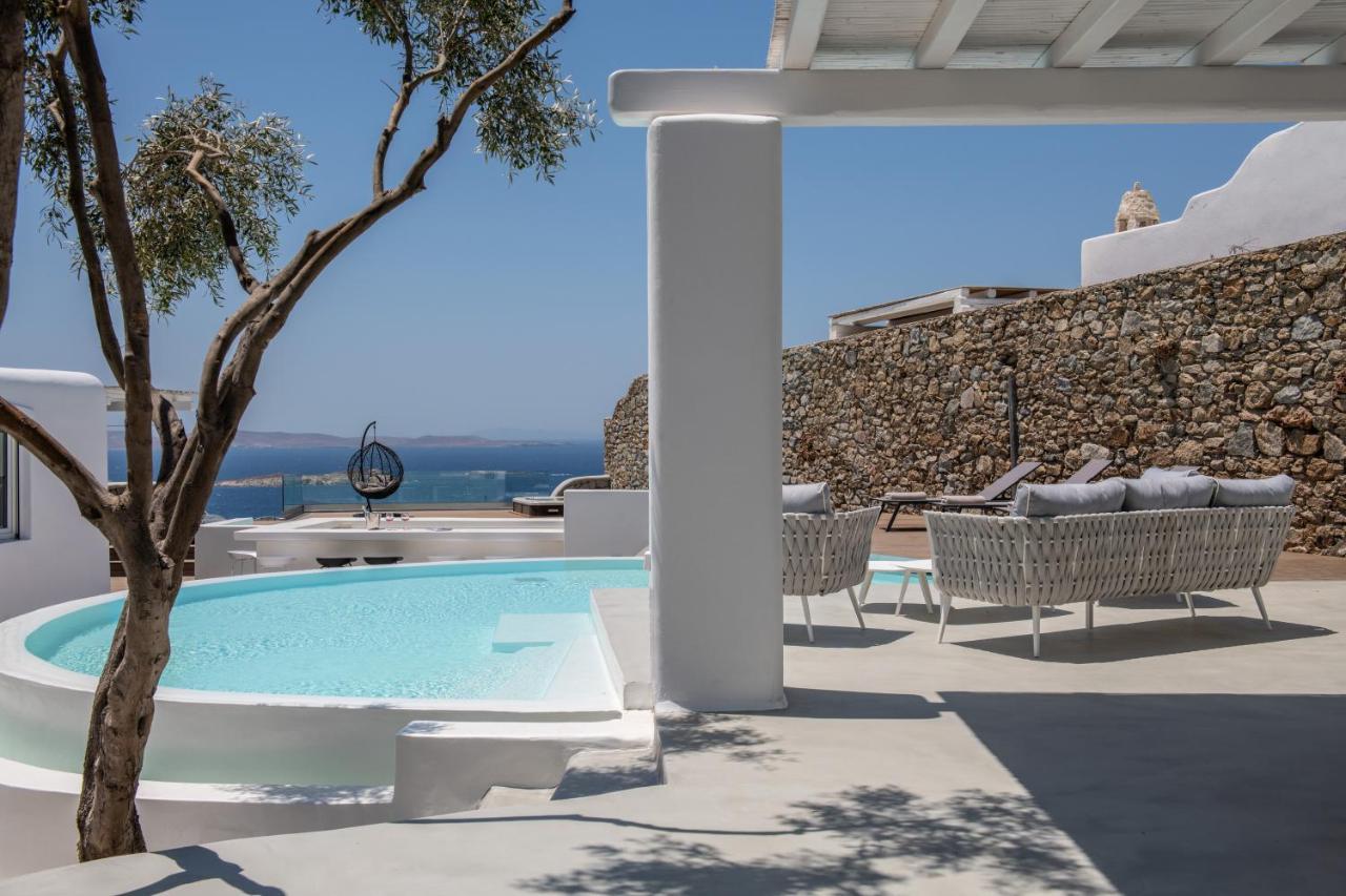 Villa In Mykonos - 6 Bedroom - 1Km From Mykonos Town - Infinity Pool - Sunset View Exterior foto